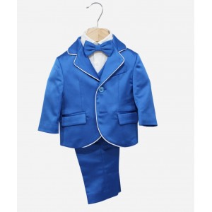 Abito bimbo elegante blu